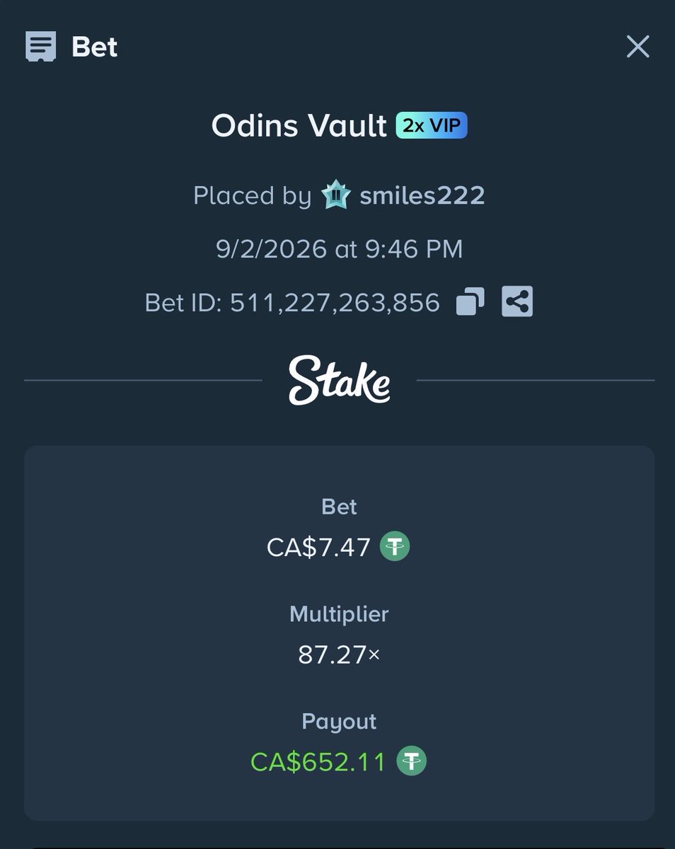 smilesbets's tweet photo. @ValkyrieXStudio not my best win but most recent one https://t.co/hU9JEcETNk