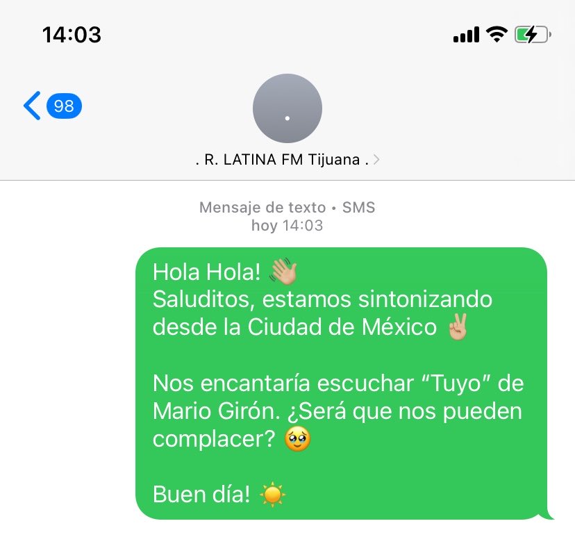 TrendSupprtmg_'s tweet photo. @RadioGiron_ @mgiron_of Ya en Tijuana ✨🫶🏼 https://t.co/yJEyHrEExQ