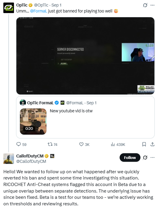 JakeSucky's tweet photo. There's only one multi-game world champion that can get a game to ban him and make them revert https://t.co/7DkXC65cLg