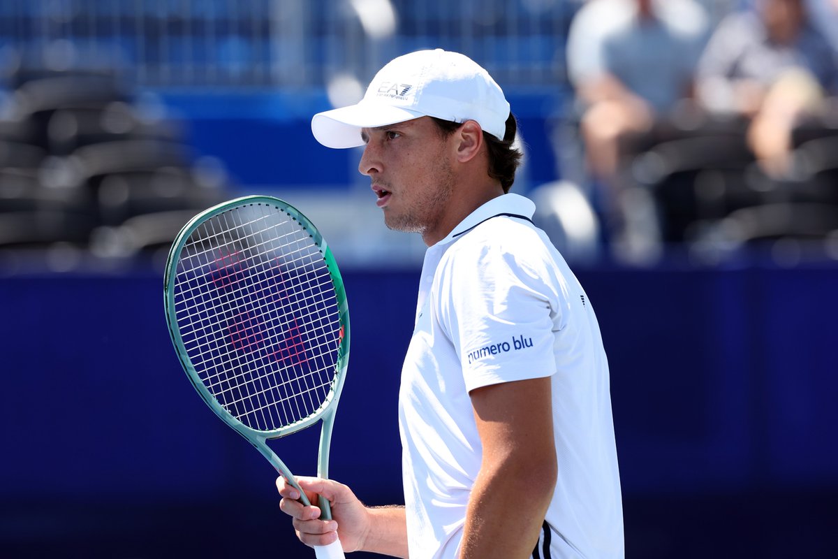 WSOpen's tweet photo. Making noise in New York 🗣️

@stefanos, @DaniilMedwed, Yibing Wu &amp; Luciano Darderi are among this year's Winston-Salem competitors through to R3 at the @usopen!

#WSOpen https://t.co/a2rhzFRvz6