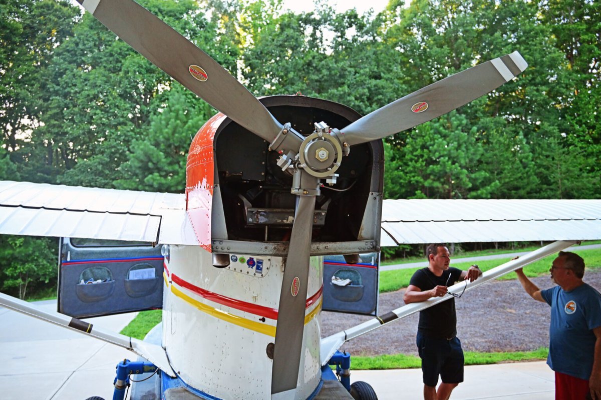 LycomingEngines's tweet photo. For nearly 80 years, pilots have trusted Lycoming power to keep legendary aircraft flying.

Edgar "ET" Tello's beautifully restored Republic RC-3 Seabee is powered by a Lycoming GO-480 conversion.

Check out the story: https://t.co/nkeqXuyb6k https://t.co/r2P9qSbdm6