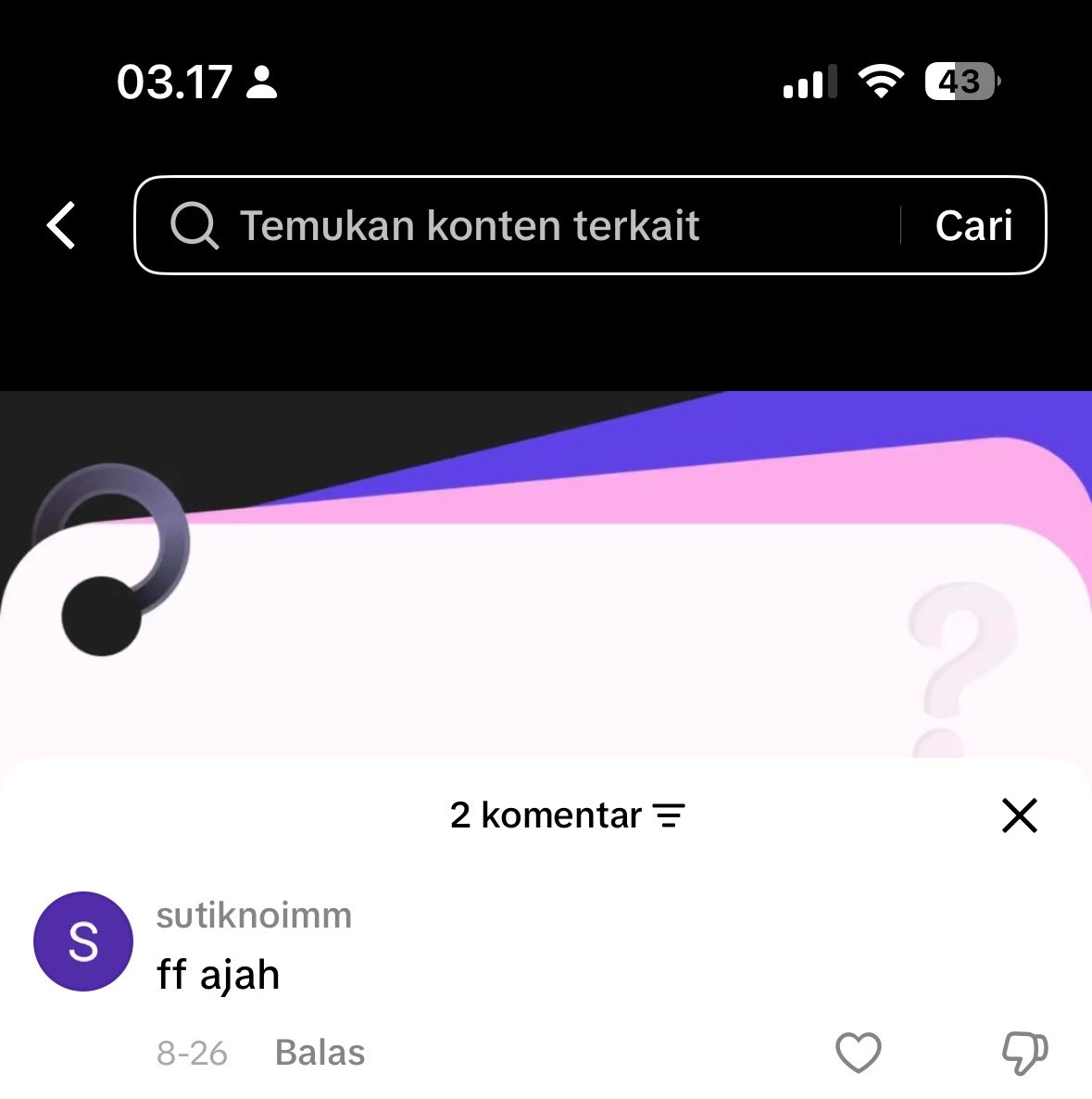 inibukanghazi's tweet photo. vt adeku: 

balasan abiku: https://t.co/CbdOpY9zBV