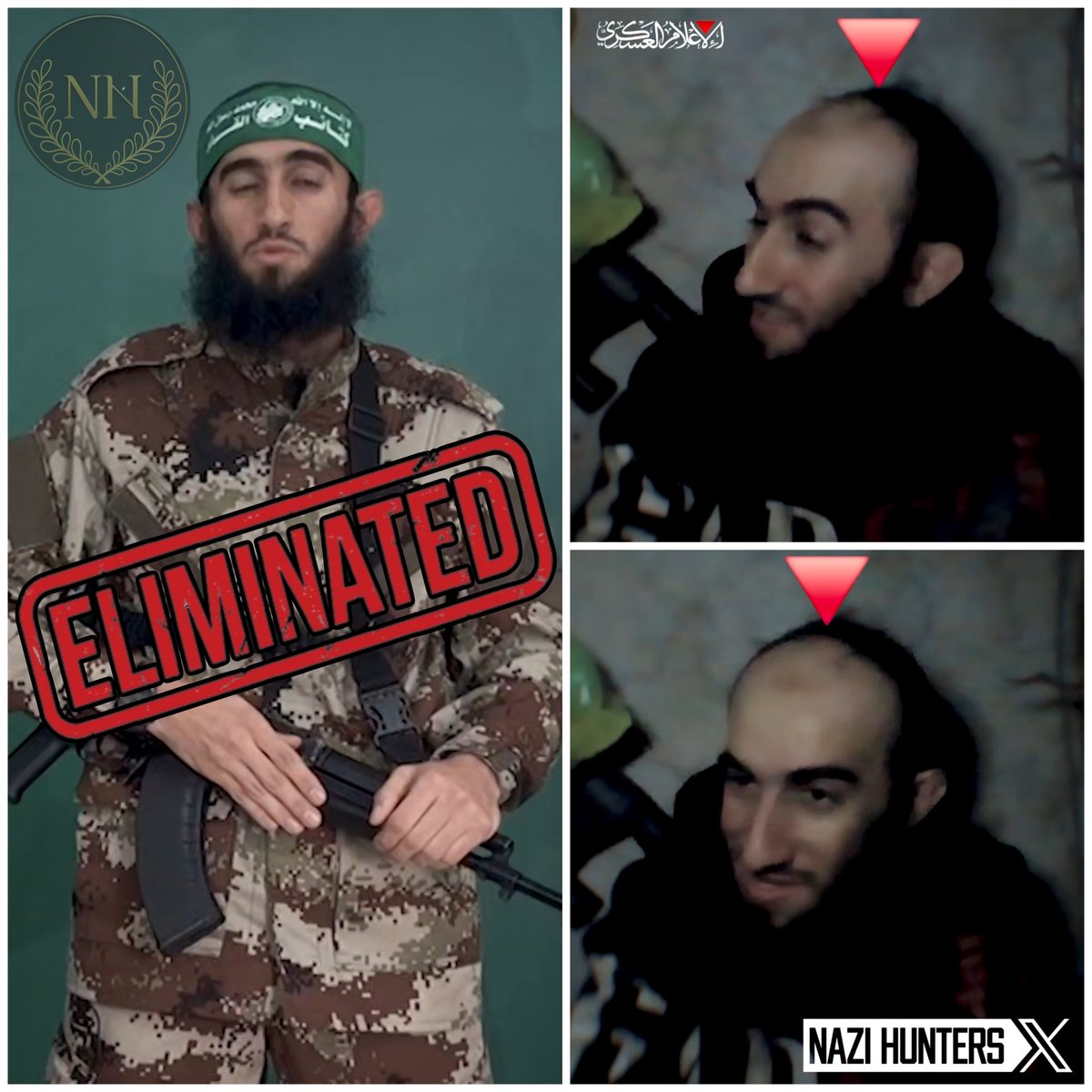 HuntersOfNazis's tweet photo. ELIMINATED ❌️

Hamas terrorist Jihad Ahmad Ismail Qazaer was permanently neutralized by the Israeli Defense Forces in the Gaza Strip.

ONE. BY. ONE. 💥 https://t.co/73Ez8Q6kGb