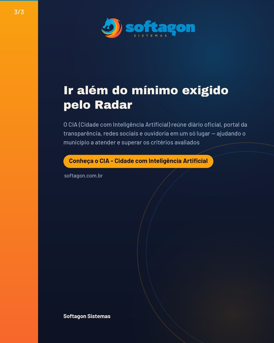 SoftagonBR's tweet photo. 🔎 Entenda o Radar Nacional de Transparência Pública e fortaleça a gestão municipal! 🚀 https://t.co/tCTebWaeNO