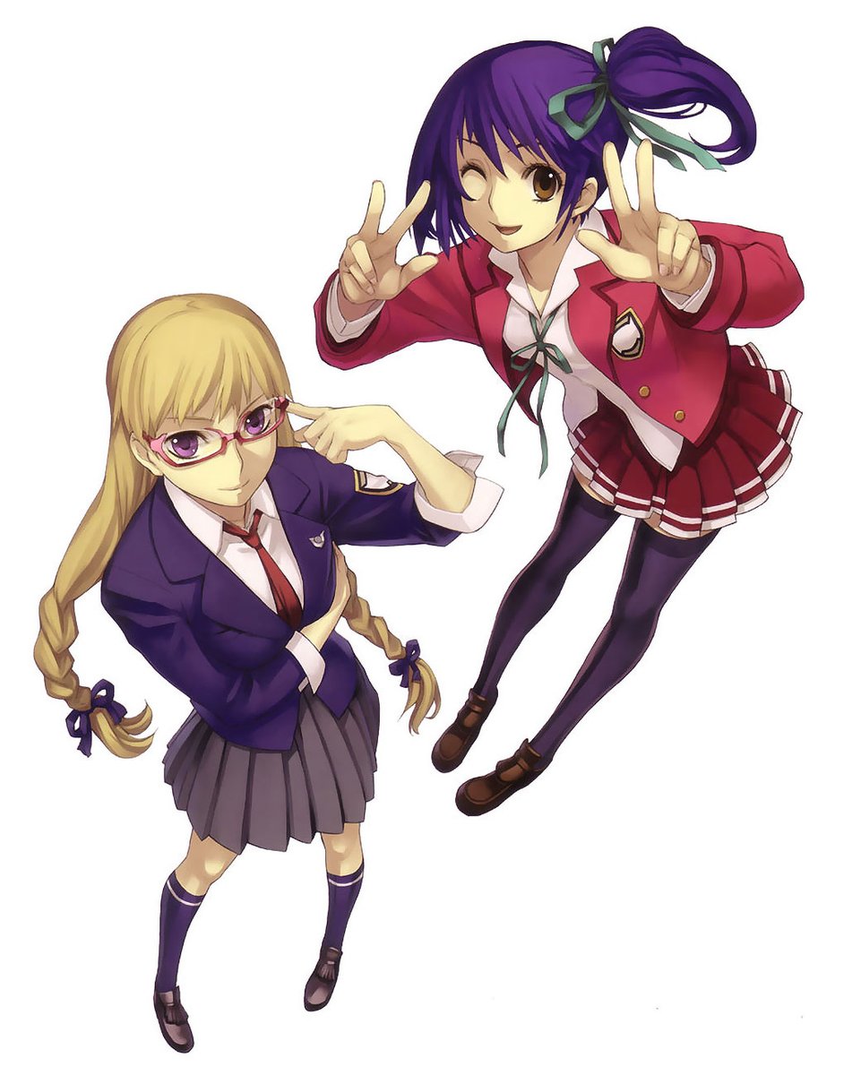 creativeuncut's tweet photo. Cloche Leythal Pastalia and Luca Trulyworth from Ar tonelico II: Melody of Metafalica by artist S.E.C (Nagi Ryo). 

More art from the game: https://t.co/RArsvjJ6Lz https://t.co/iyZQqHeMar