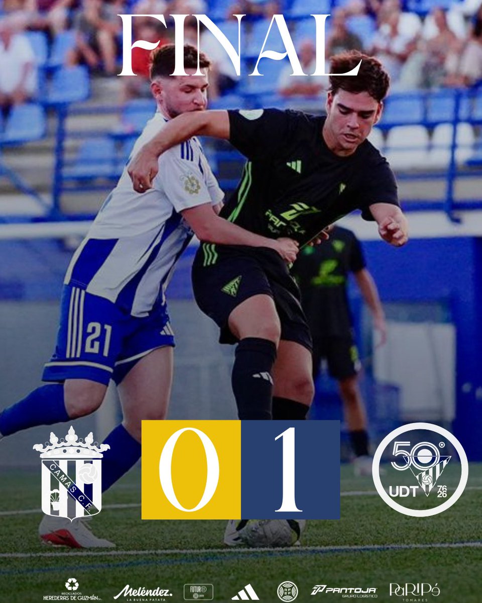 UD_Tomares's tweet photo. 90’| 🔵 0-1 ⚫️

¡FINAL DEL PARTIDO EN CAMAS! 

#50AñosDePasion https://t.co/s4dY2sKIL7