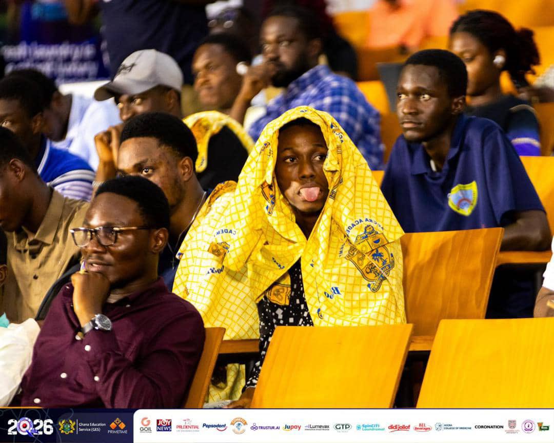 umatnexus's tweet photo. End of contest

Accra Academy: 54 pts
Bright SHS: 44 pts
Achimota School: 43 pts

From Kaneshie to the Grand Finale! 💙💛

Accra Academy does it! Little in size, MIGHTY in mind. Congratulations Bleoo! https://t.co/CV6QEv0DZB