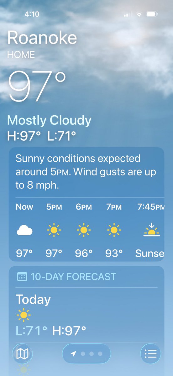 Robin081564's tweet photo. JFC, it is September. Give it a fucking rest already!
Me contacting NOAA Weather Services: โAh yes, hello. Iโd like to Report an Issue, and describe current weather conditions at my location.โ
#HellOnEarth
#HotAsBalls
#EnoughAlready
๐ฅต ๐ก https://t.co/vqHeuVZHEe