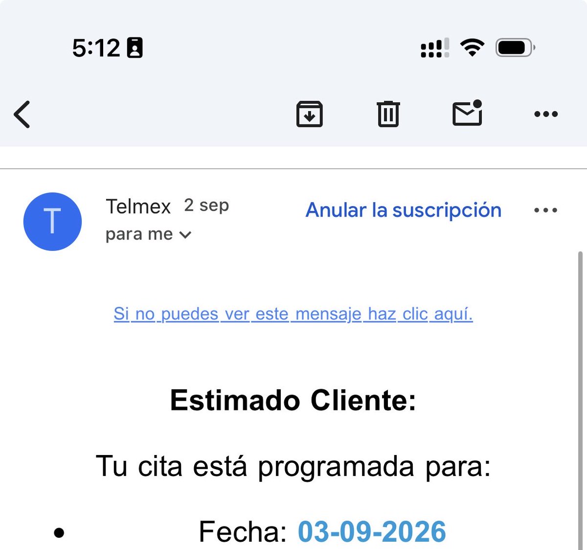 VicttorManuelv's tweet photo. @TELMEXSoluciona @Telmex @Profeco Otra cita que por supuesto, no llego considerando la hora que es. https://t.co/v7x4Yy29l7