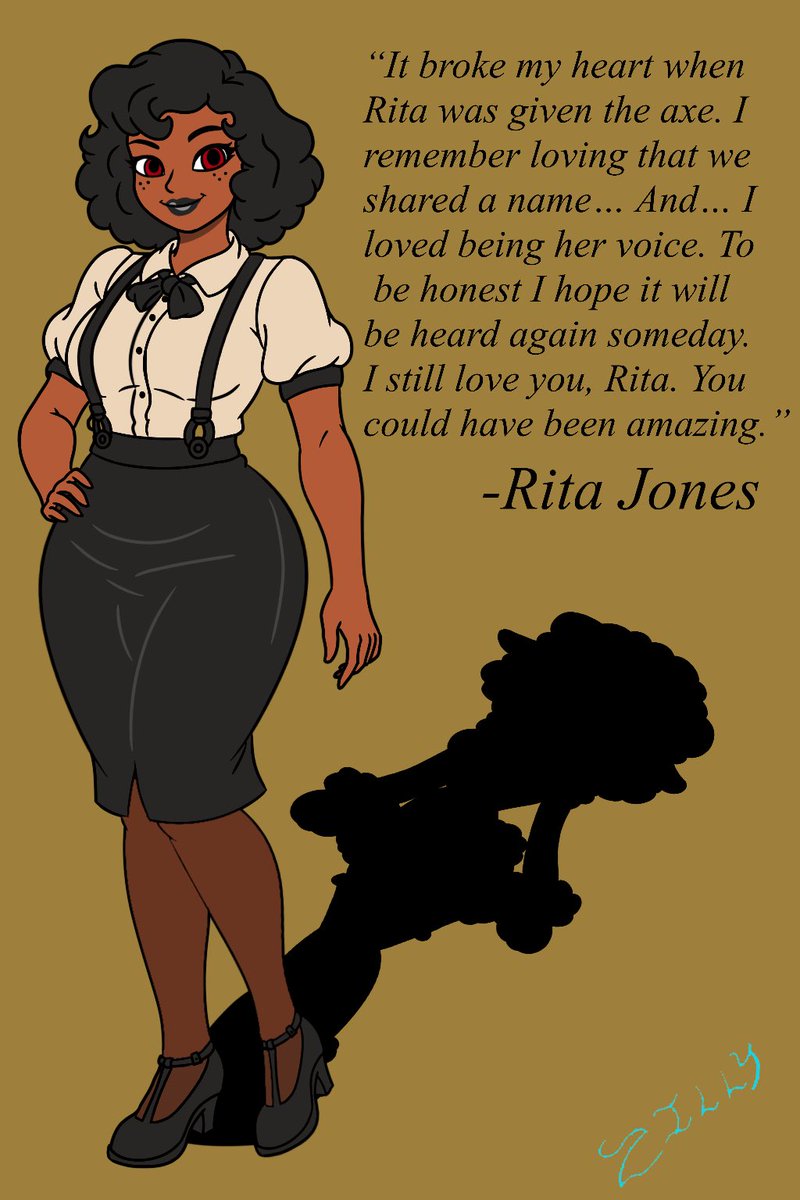 zuovim's tweet photo. Rita the Ram was once human you know. She was the voice actress for the character she eventually became. Ladies and Gentlemen- Rita Jones! Someday she will become the sheep. #Ritatheram #bendy #batim #bendyandtheinkmachine #batdr #rubberhose #toon https://t.co/za6AUrUfwH