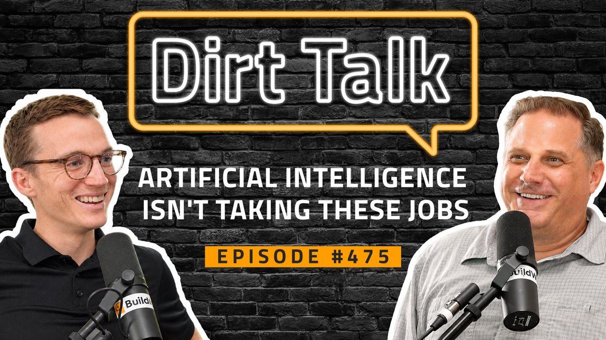 DirtTalkPodcast's tweet photo. In this episode, Darren Paulson breaks down why construction has historically struggled to adopt new technology, where AI can actually make a difference, and why the goal shouldn’t be replacing the people doing the work.

Search "Dirt Talk Podcast" on all platforms, NOW. https://t.co/qXSRoGLqfl