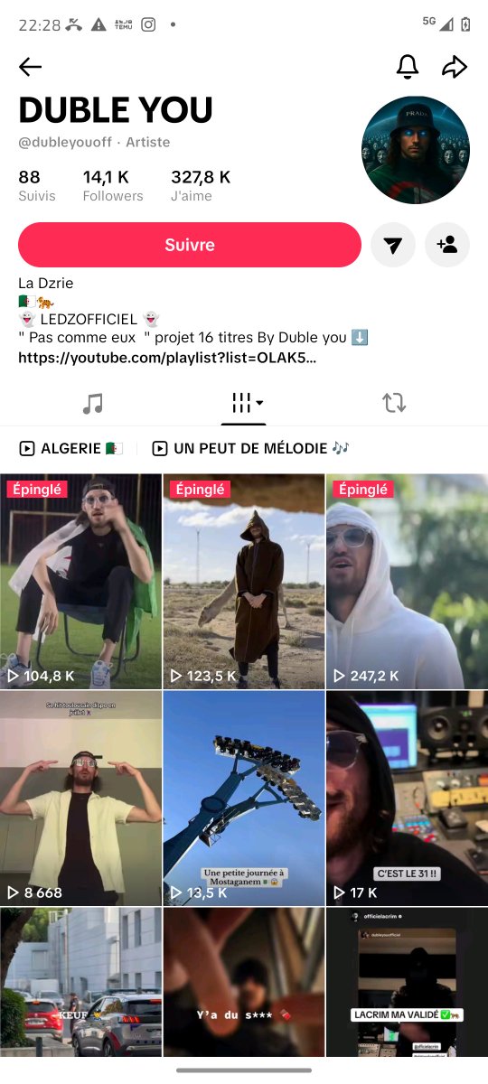 simonechardin's tweet photo. @JeanMessiha Comme vous êtes tous des imbéciles manipulables, je vous invite à vous abonner au compte de Duble You. https://t.co/NcGFqGrR4O