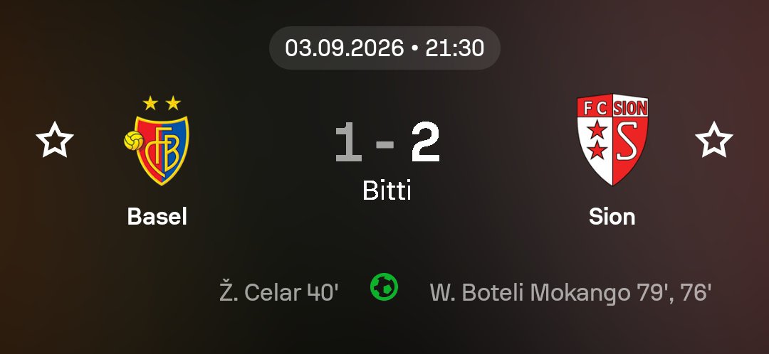 nexygs9's tweet photo. Bir dönem Galatasaray’ın gündeminde olan Boteli, bugün Basel’e karşı 3 dakikada 2 gol attı. https://t.co/4TYyMDkKyc