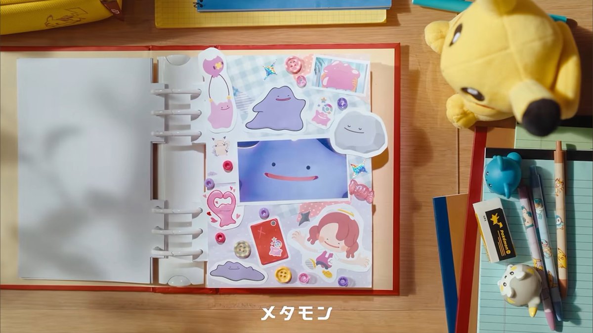 upaupa252's tweet photo. 一方ポケモンスリープ要素はめっちゃあった！
寝顔のスクラップ採用率すごい、改めてゲーム画面そのもののビジュ良すぎる
カビゴン、ユキノオーなどイベントイラストもあって探すの楽しかったー

メタモンがぽこあ、ポケスリ、一応ポケGO(ステッカー)要素満載でお気に入り🥰 https://t.co/qY76m3XRjO