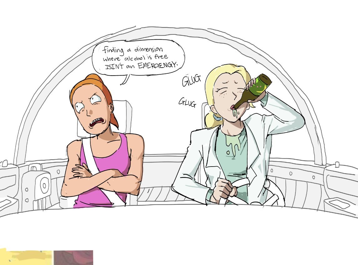 sagerotus19814's tweet photo. #dianeandsummer #rickandmorty https://t.co/aZvZhOvUme