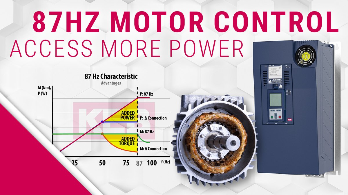 KebAmerica's tweet photo. Your motor nameplate may already tell you whether 87 Hz operation is on the table. See how to determine whether this is possible with your motor &amp; VFD configuration. https://t.co/Swe6gWi8Dx

#KEB_America #IEC #inductionmotor #variablespeeddrives #rethinkAUTOMATION https://t.co/u5iM0JG4jN