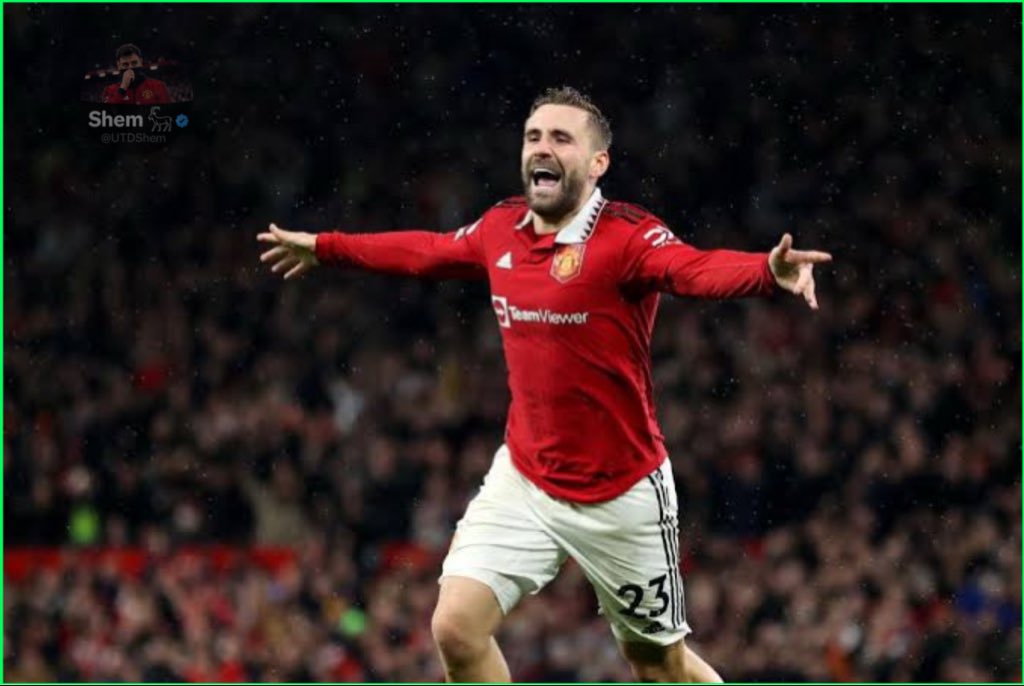 UTDShem's tweet photo. This might be the most disrespectful thing I’ve said all week.

But Manchester United don’t need another Left back.

All we need is, 2020/2021 version of Luke Shaw! 🔥✨ https://t.co/5xuEWpqK3g