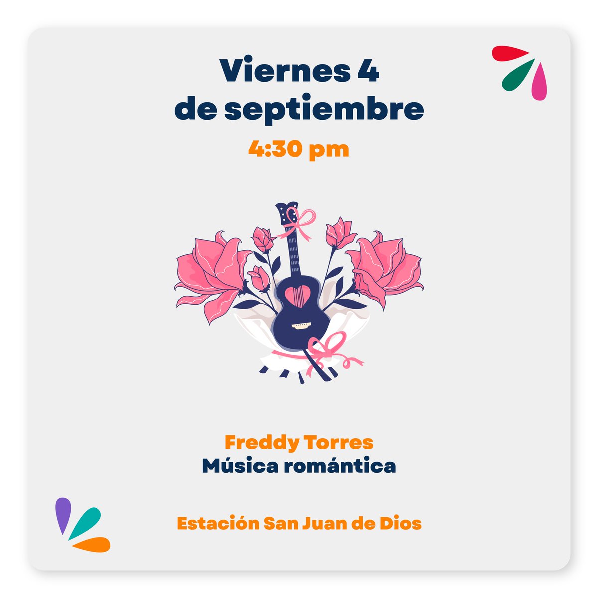 SITEURJAL's tweet photo. Este septiembre, la celebración también hace parada en #MiTren.
En el marco de nuestro 37 aniversario, disfruta música, arte, exposiciones y actividades especiales en estaciones como Juárez y San Juan de Dios.
Consulta la agenda y celebra con nosotros.
#AvanzamosPorJalisco https://t.co/hk5TSkpigg