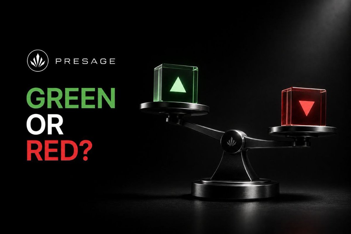 PresageMarket's tweet photo. You don't always need a price target.
Sometimes the question is simpler:
Will AAPL finish green today?
YES.
NO.
That's it.
PRESAGE turns a simple market opinion into a verifiable on chain position.
Simple questions. Real conviction. https://t.co/ir175KI3fl