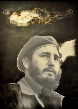FSoldadodeIdeas's tweet photo. Pintura en homenaje a #FidelCastro del autor Ernesto García Peña inspirada en la emblemática foto de Liborio Noval.

https://t.co/QcmpugSuhr
#100AñosConFidel #Cuba  #SomosContinuidad #RevoluciónCubana https://t.co/qpoiQXOORF
