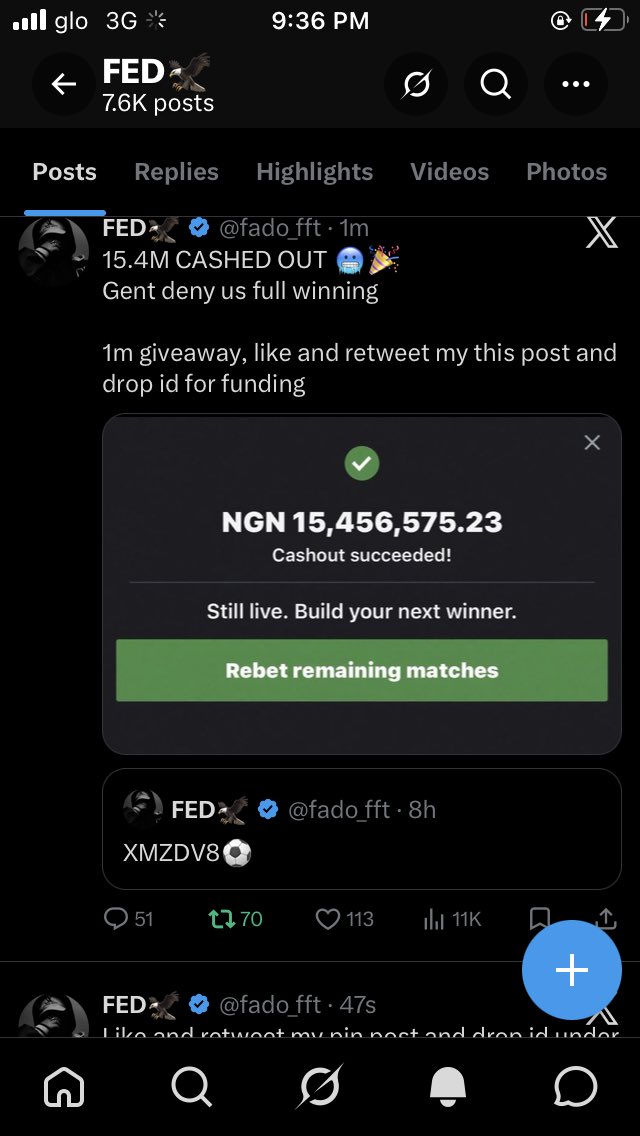 Mr_xtract's tweet photo. @fado_fft Done ✅. Boss remember me today Biko I’ve tried @fado_fft 

8108867813 OPay 
Name initials: G A plsssssssssssssssss https://t.co/D4S5egbero