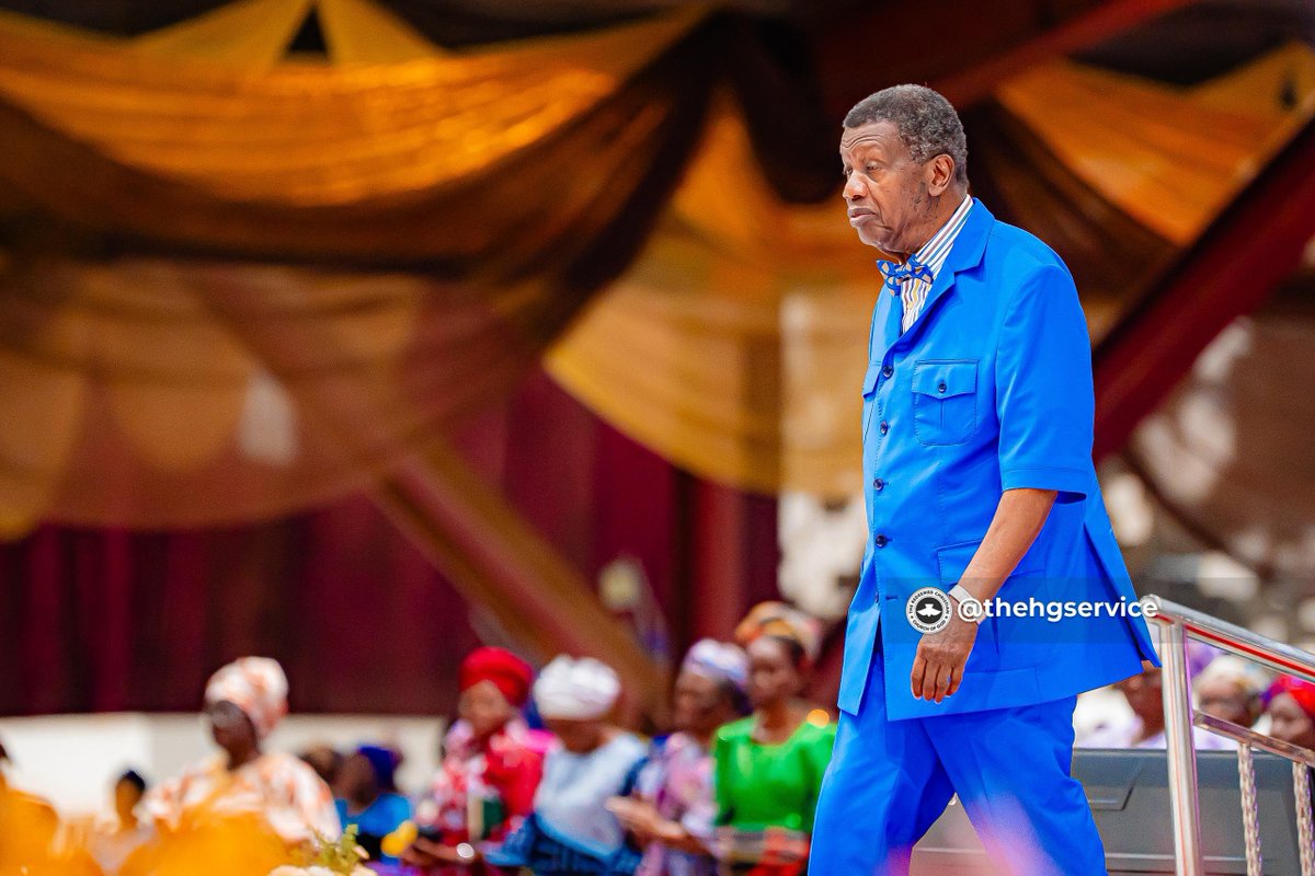 TheHGService's tweet photo. The General Overseer @PastorEAAdeboye brought God's word to us at the Holy Communion Service, speaking on the Lord's intent regarding the Holy Communion, and what it means for us as Christians. 

September 2026 Holy Communion Service 
#BeyondExpectations https://t.co/yhwQCIam7f