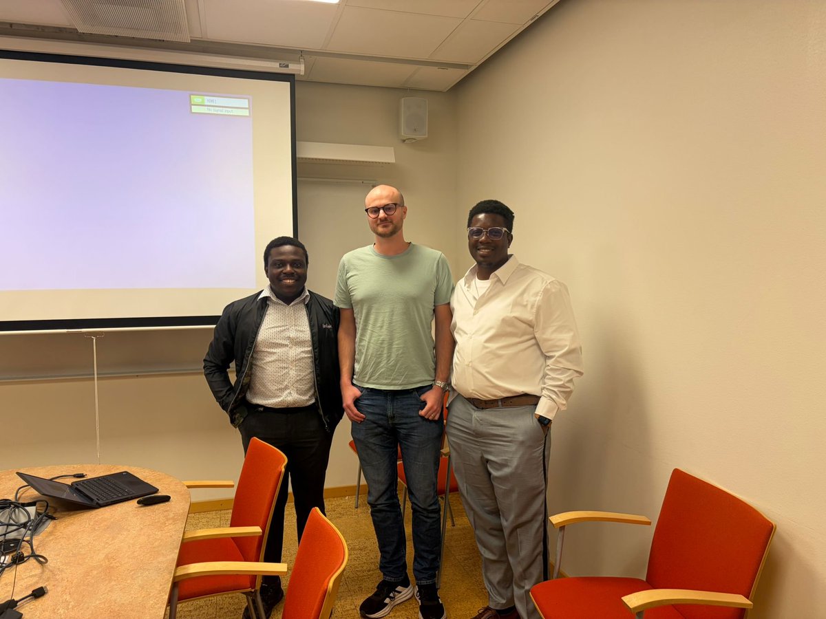 Ujglobalphysics's tweet photo. π Congratulations, Joshua & Emmanuel!π
A big congratulations to Joshua Dakim and Emmanuel Oloyede on successfully completing their research internships at LinkΓΆping University, Sweden, through the UNIJOS Global Physics Network.
#Physicsuj #Unijosglobalohysics #Unijos https://t.co/bXqRxsFIvJ