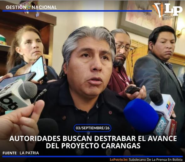 LaPatriaDigital's tweet photo. El proyecto minero Carangas avanza hacia una etapa decisiva con una inversión de 324 millones de dólares en Oruro.

📌Lee más aquí: https://t.co/aAvF7Vt5Qu

#LaPatria #NOTICIADEHOY #ProyectoCarangas #Minería #Oruro #InversiónExtranjera #NewPacificMetals #Bolivia https://t.co/OOh1LYwbcN