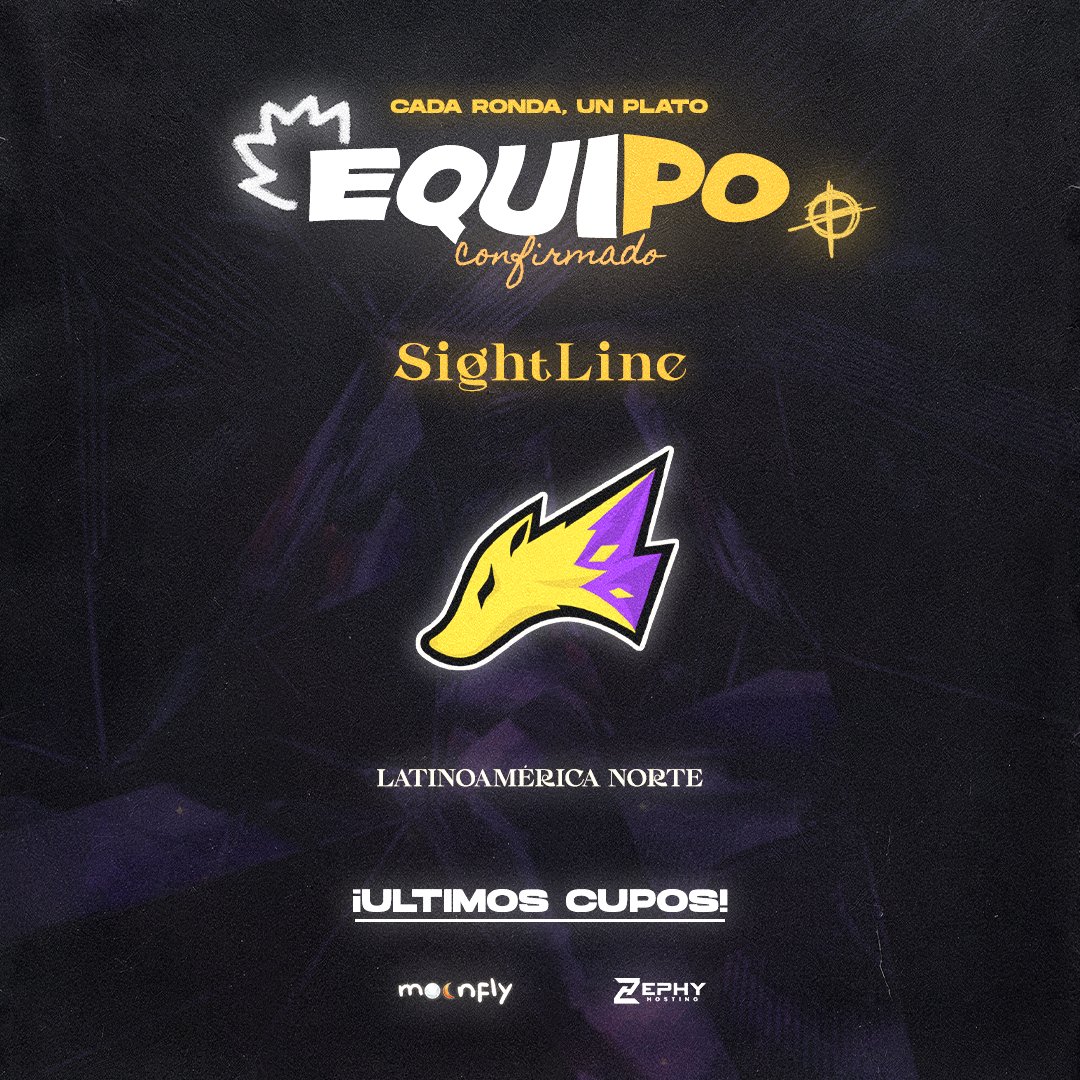 moonfly_es's tweet photo. 🎯 BIENVENIDOS SIGHTLINE

Objetivo a la vista.
Sightline entra a ALL IN preparado para competir y dejar su marca. 🔥

📅 4 DE SEPTIEMBRE - NORTE
🇦🇷 22:00 HS | 🇨🇱 21:00 HS | 🇪🇨 20:00 HS | 🇲🇽 19:00 HS

La mira está puesta. ⚡
#AllInSeries https://t.co/EtndaNpTZl