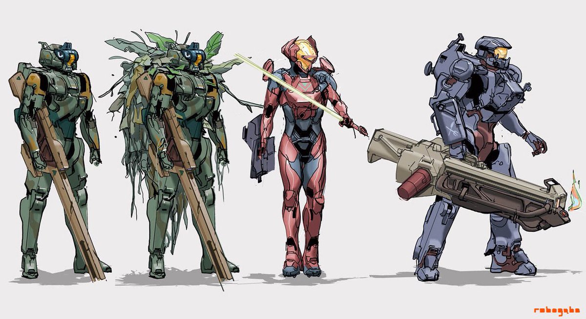blankfxiry's tweet photo. Early concept art of Blue Team for Halo 5: Guardians https://t.co/mrGuIW52yp