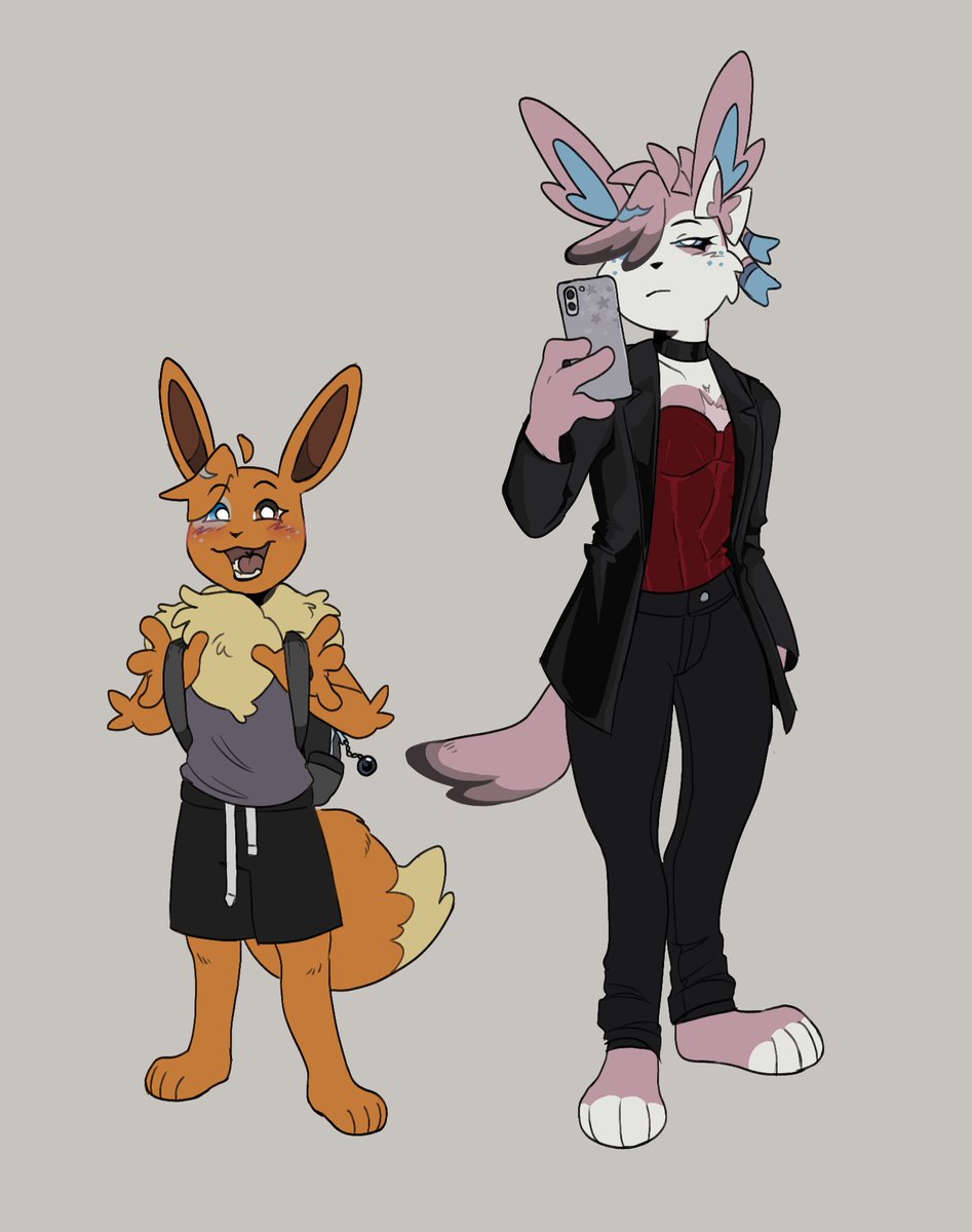 whyisthereadog's tweet photo. younger vs. older Sylene

big personality flop over here
#pokemonoc #eeveelution #eevee #sylveon https://t.co/S7vbTCCQT2