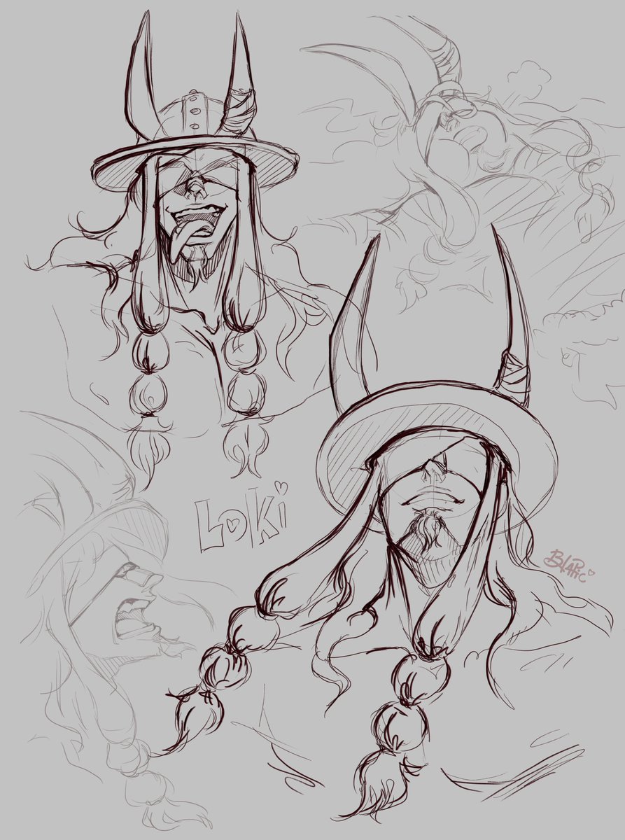 Blapichka's tweet photo. Big man, bde🤤💜

#ONEPIECE〜 #Loki #sketch #art https://t.co/lcixrvXnKj