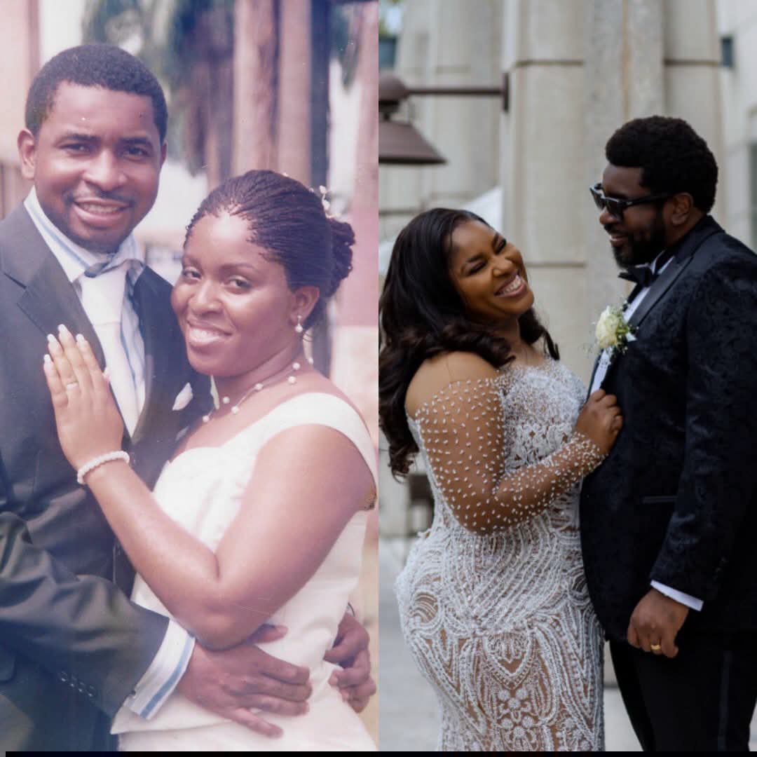 prinxe_B's tweet photo. This is Pastor Okonkwo and his wife 21 years ago, when there was no Christian matchmaking platform. They found each other without paying a dime for a matchmaking service.

Fast-forward to today, and Pastor Okonkwo’s platform reportedly has three tiers:

Regular - N70,000/year
Premium - N350,000/year
VIP - N700,000/year

To find husband or wife these days don tough o. 😂 No money, no wife. Even marriage don become premium service now.