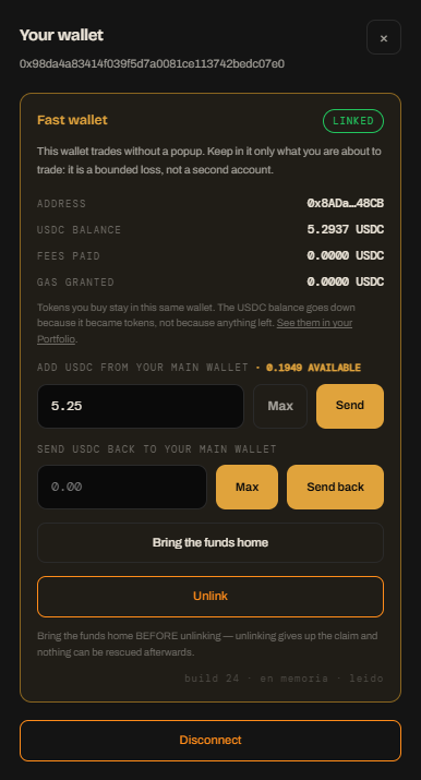 thecusp_'s tweet photo. Fast wallets are available again! 
Buy and sell any #arc token quickly without having to sign any transactions. Your fast wallet is created from your main wallet, and you are responsible for it.
Just buy fast from our platform. https://t.co/40Q9Occa5w