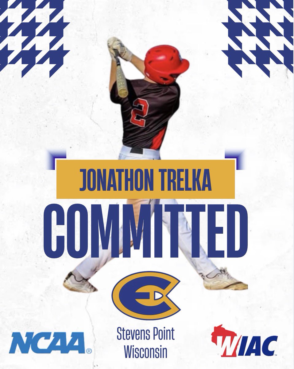 jttrelka's tweet photo. Extremely excited to announce that I have committed to play baseball at the University of Wisconsin–Eau Claire!
Huge thanks to my parents, coaches, and teammates who helped me get to this point. The work is just getting started!
@UWECBaseball @Coach__Benedict @VSA__Baseball https://t.co/xJUIKjBSAO
