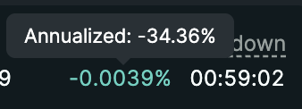 lbexplorer's tweet photo. $PONS is up 48% in the last 24 hrs and funding is (checks notes) negative 34% APY....

This is not going to end well https://t.co/4qBMJm3a39