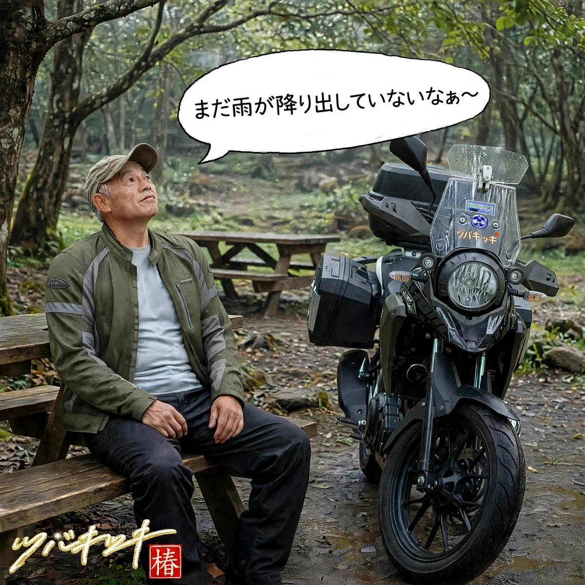 ☆ツバキッキ☆埼玉県の比企郡が好き♡好き♡Vストローム250乗り