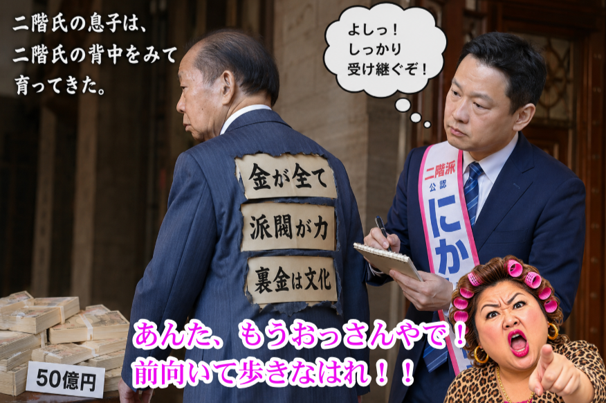 ksbridgego's tweet photo. @zundamotisuki 【父の背中を見すぎた男】

「私は父の背中を見て育ってまいりました」
……いや、
 そろそろ前見よか。😂 https://t.co/qVj2qml17E