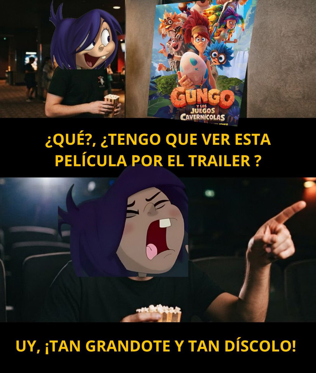 Sitecontaramx's tweet photo. La empresa #videocine anunció el lanzamiento exclusivo del segundo trailer de #LaVenganzaDelCharroNegro durante la proyección de #GungoyLosJuegosCavernícolas https://t.co/Nh7DRXJTDs