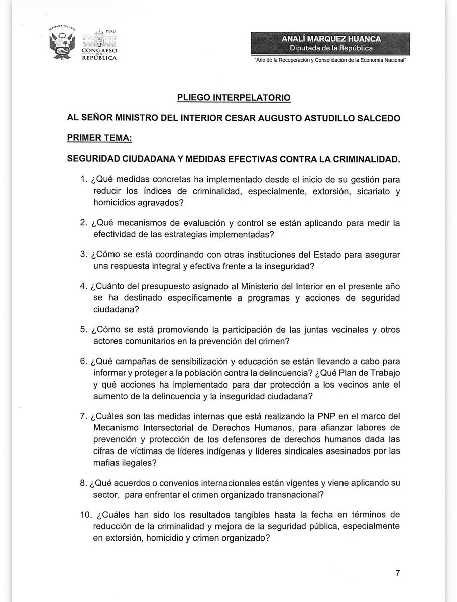 martinhidalgo's tweet photo. La bancada de Juntos por el Perú presentó una moción de interpelación contra el ministro del Interior, César Astudillo, con 27 preguntas. Es la tercera moción y acá explicamos la correlación de votos para este escenario: https://t.co/0nUKyNNLLW https://t.co/TN12NbmUMT
