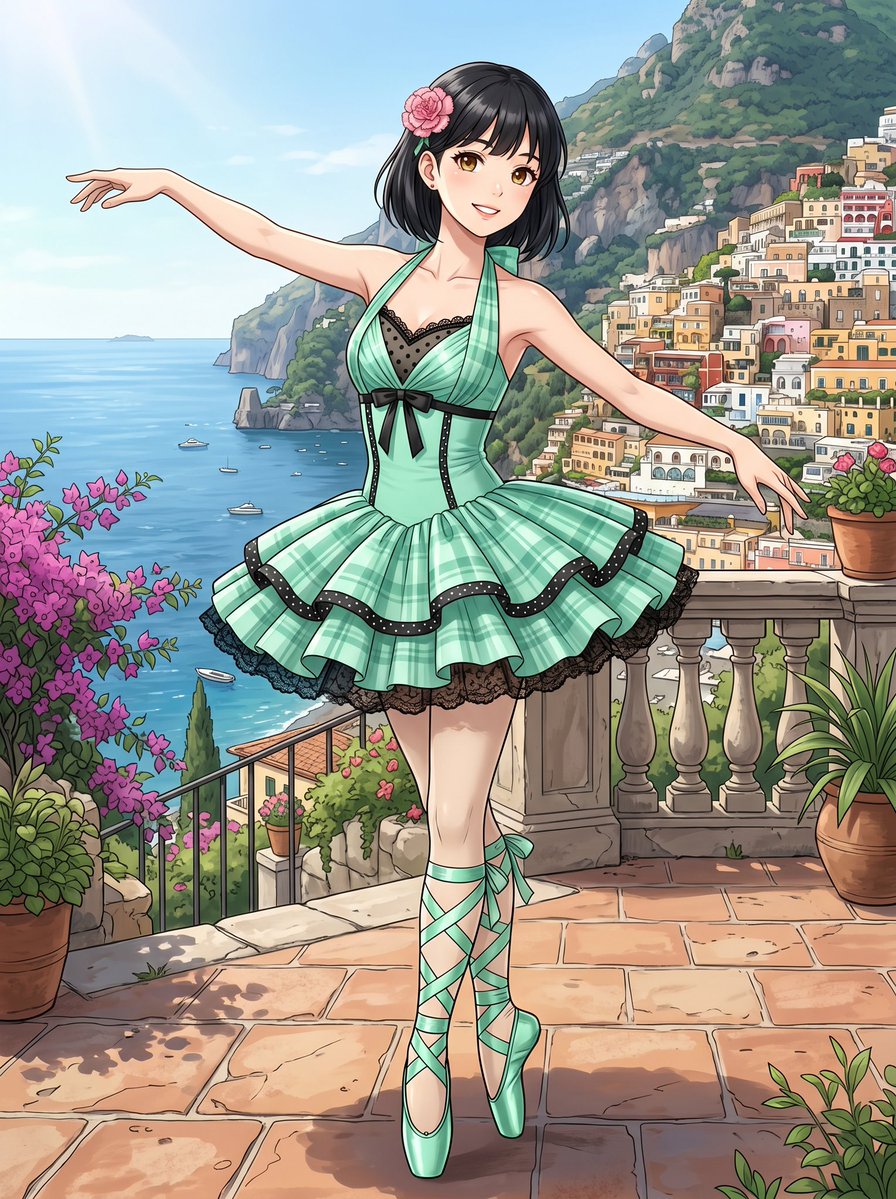 jagger_gt's tweet photo. Tu’Tulah on her Italian Riviera vacation a while back, worn many dresses during her vacation there, here she is wearing a beautifully cute mint green dress she’d got from #Alice_Clothing_Store , and much to her surprise, she’d found that the dress also comes in rose red.

#TuTulah #balletgirl #バレエ少女 #OC #ballerina #バレリーナ #balletcore #バレエコア #ItalianRiviera #tutu #チュチュ #ballet #バレエ #AliceClothingStore @AliceLavli