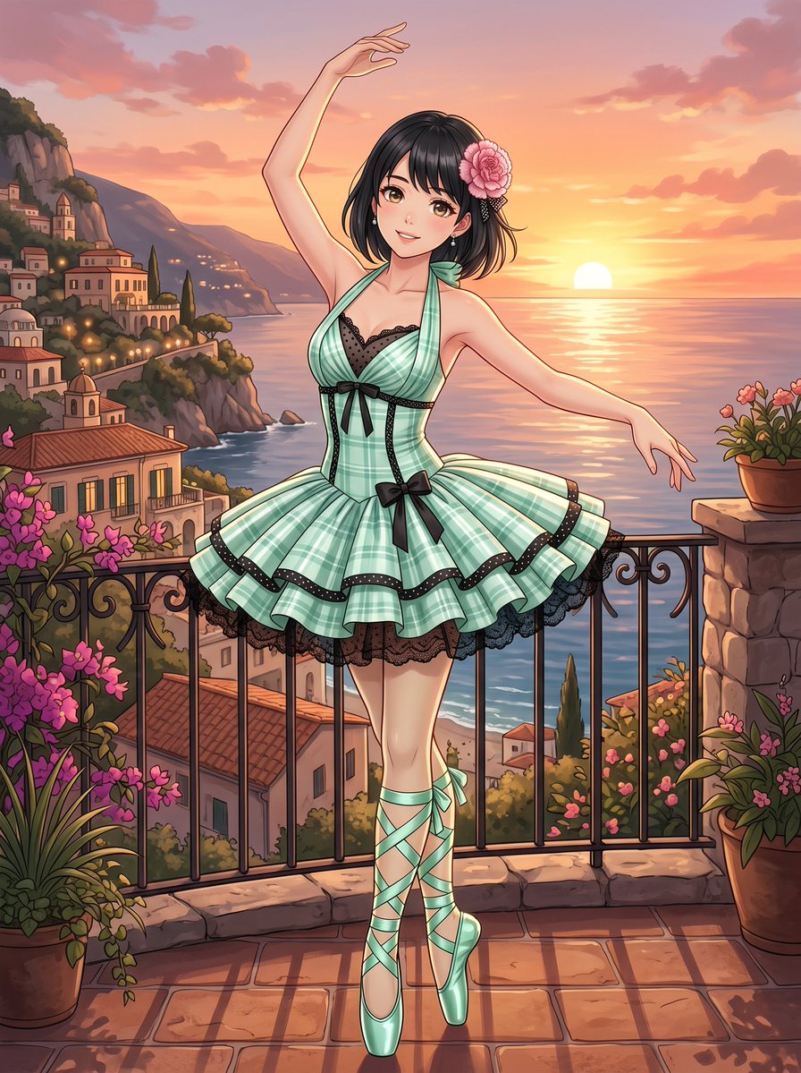 jagger_gt's tweet photo. Tu’Tulah on her Italian Riviera vacation a while back, worn many dresses during her vacation there, here she is wearing a beautifully cute mint green dress she’d got from #Alice_Clothing_Store , and much to her surprise, she’d found that the dress also comes in rose red.

#TuTulah #balletgirl #バレエ少女 #OC #ballerina #バレリーナ #balletcore #バレエコア #ItalianRiviera #tutu #チュチュ #ballet #バレエ #AliceClothingStore @AliceLavli