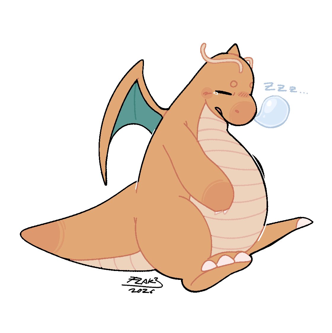 chocoflakey's tweet photo. Sleeping Dragonite 💤 https://t.co/ojXz6GUUZH