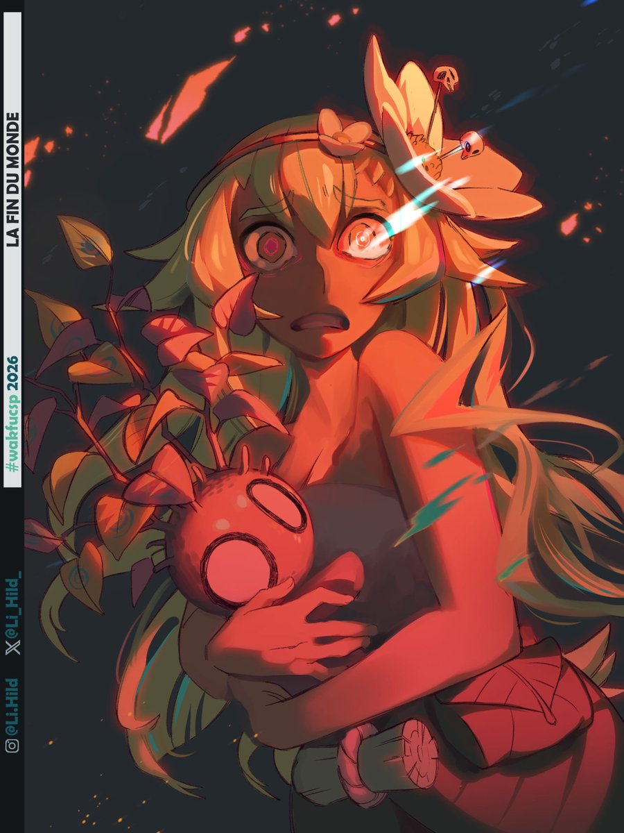 Li_Hild_'s tweet photo. Je participe au concours Fan Art dans l'univers de WAKFU！ 
J’hésitais entre plusieurs idées jusqu’à un matin… j’ai senti une odeur de cendre, qui venait d’un feu à plus de 100km de chez moi. Le choix du dessin est devenu évident. 

#WakfuCSP
Outil : iPad Pro 4gen 
Appli : CSP https://t.co/hzgRp1cWLl