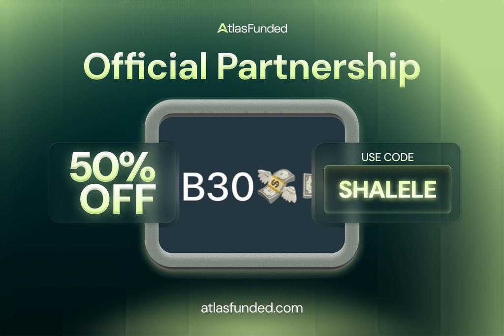 Shalele_xl's tweet photo. Am happy to announce my new partnership with @atlasfunded  
 
Another beginning of a big achievement in the forex industry. 
Use code:SHALELE 5% off 
 Let’s goo👉 https://t.co/EoVFfqfzKp https://t.co/b5GejTYrLb