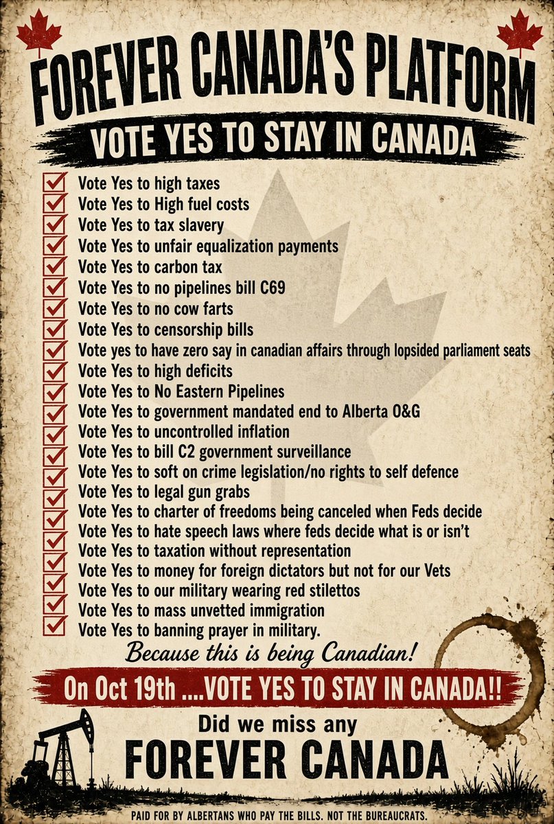 papajeff71's tweet photo. This is @ForCanMVMT @VotetoStayAB @forABforCAN @jkenney @LukaszukAB message. They offer no solutions. It doesn't have to be this way. Think twice before voting on October 19. #SendTheMessageAB  Vote #Option2 instead! https://t.co/NMDR520DrQ