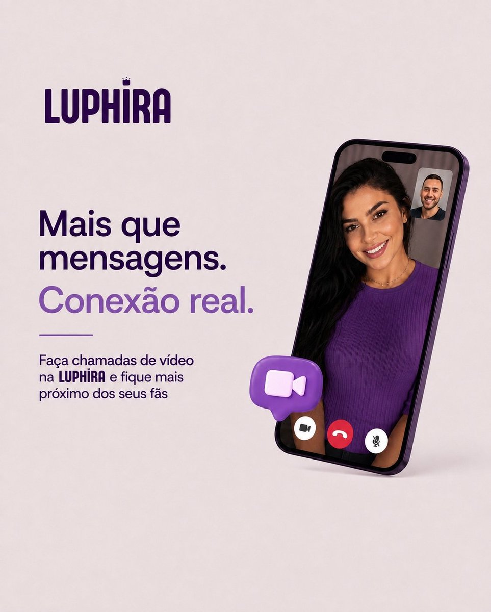 Luphirabr's tweet photo. Com a LUPHIRA, seus fãs podem viver momentos mais próximos e exclusivos com você. https://t.co/eWoV5b7Iyq