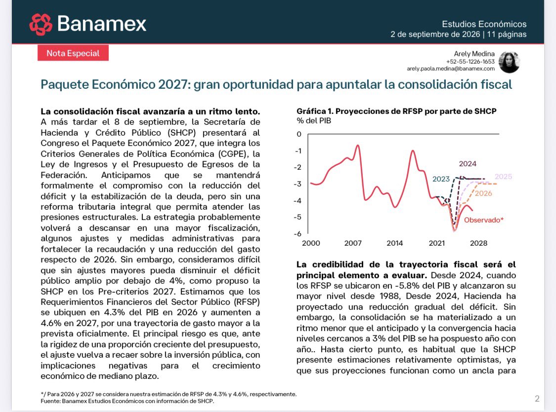 arelynomics's tweet photo. Paquete Fiscal 2027: Oportunidad para apuntalar la consolidación fiscal https://t.co/yBzlwhrM60