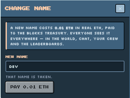 blokksrh's tweet photo. you asked and we delivered! 💚

name changes are now live in Blokk and ready to be purchased.

new name, same citizen. https://t.co/w6LtAPG3Bs