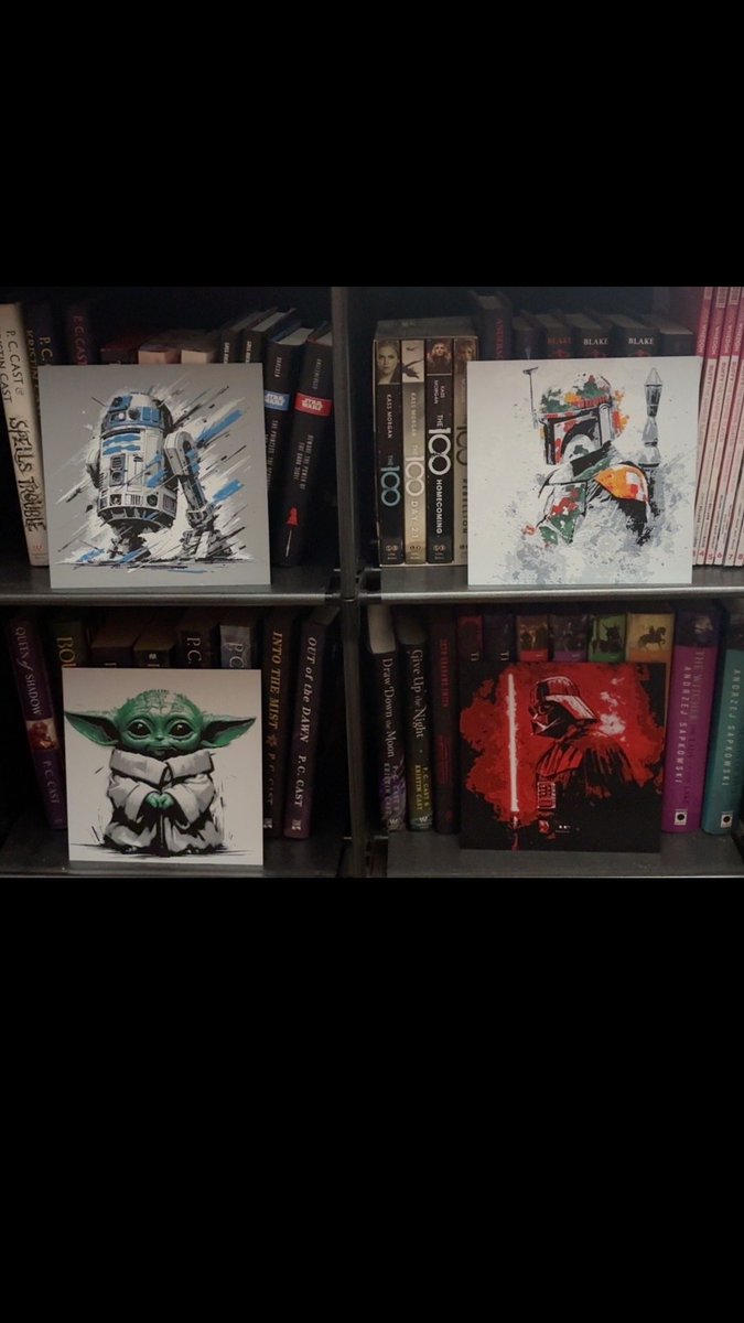 kirbysnarf182's tweet photo. I love these so much 💜💜 #starwars #r2d2 #bobafett #grogu #darthvader https://t.co/DdC0IdFDkn